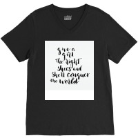 Empowering Women Aesthetic V-neck Tee | Artistshot