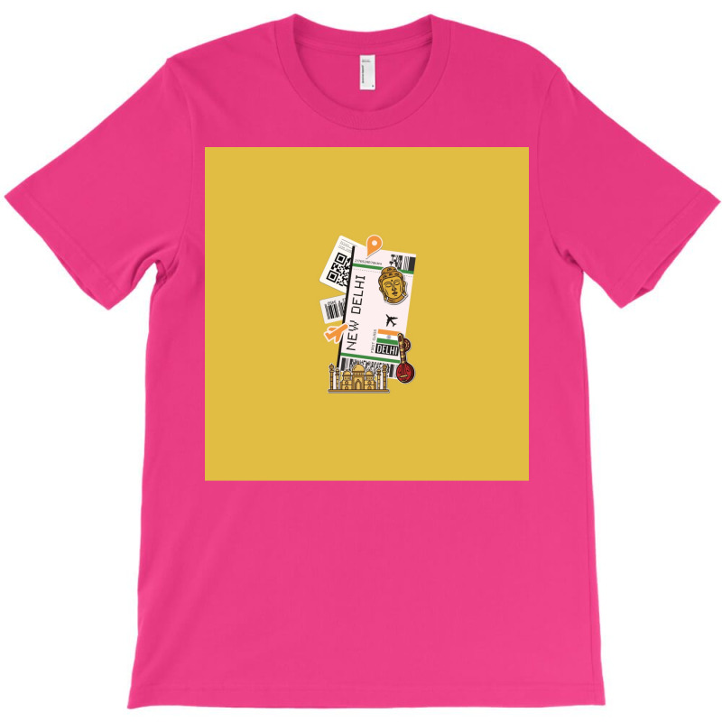 New Delhi Boarding Pass T-shirt | Artistshot