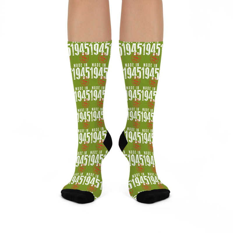 Made In 1945 All Original Parts Crew Socks | Artistshot