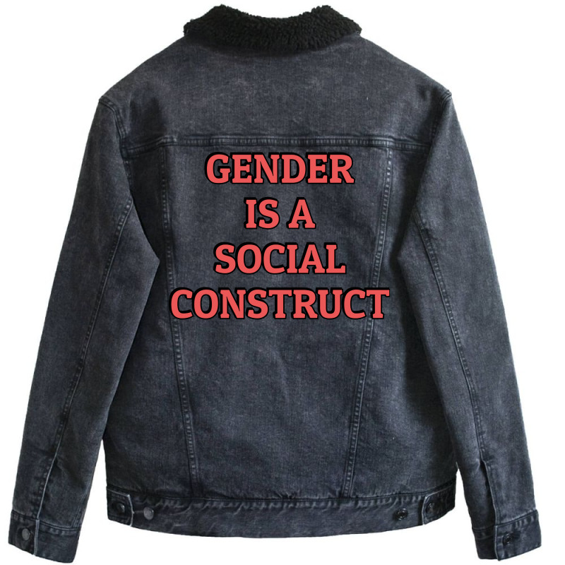 Gender Is A Social Construct Summer Unisex Sherpa-Lined Denim Jacket by tindalberkay9 | Artistshot