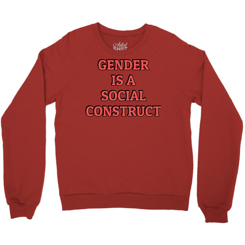 Gender Is A Social Construct Summer Crewneck Sweatshirt by tindalberkay9 | Artistshot