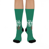 Made In 1973 All Original Parts Crew Socks | Artistshot