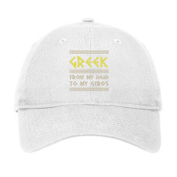 Funny Gyros And Ancient Greek Mythology History Ne Adjustable Cap | Artistshot