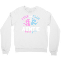 Gender Reveal Auntie Aunt Nature Crewneck Sweatshirt | Artistshot