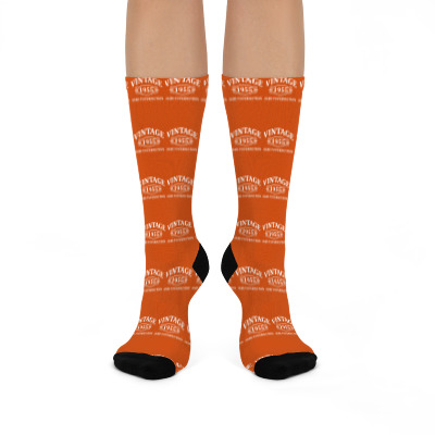 Vintage 1955 Aged To Perfection Crew Socks Designed By Tshiart