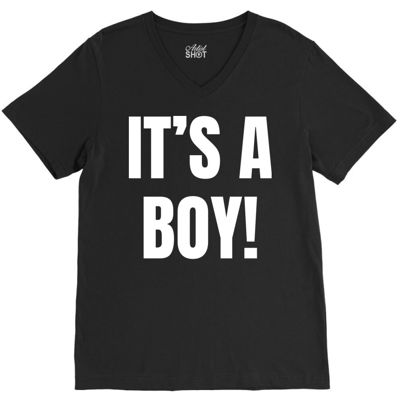 Gender Reveal Party Its A Boy But In Pink Trending V-neck Tee | Artistshot