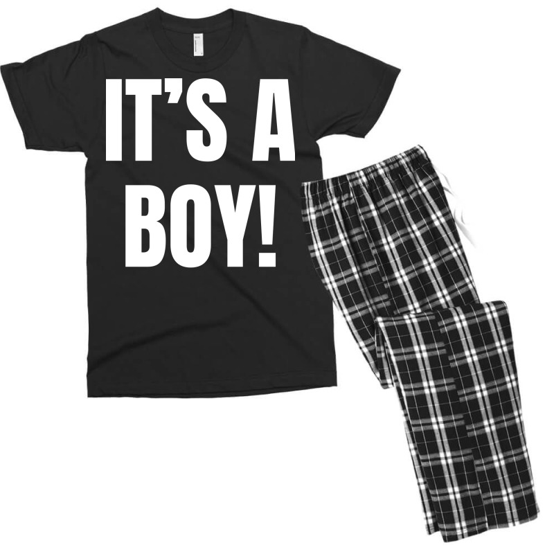 Gender Reveal Party Its A Boy But In Pink Trending Men's T-shirt Pajama Set | Artistshot