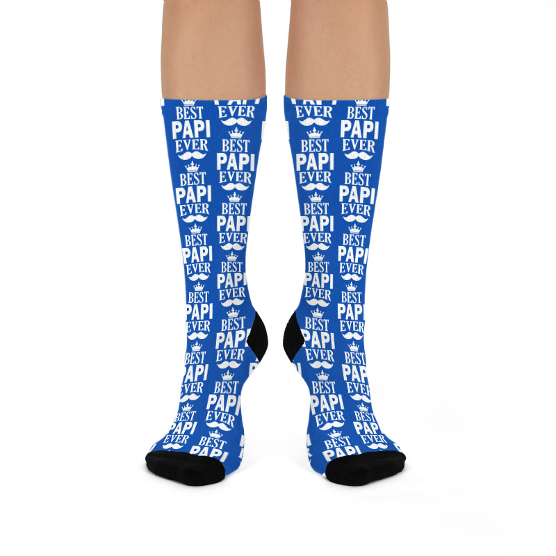 Best Papi Ever Crew Socks | Artistshot