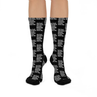 Prince Aliases Joey Coco & Jamie Starr Threads Crew Socks | Artistshot