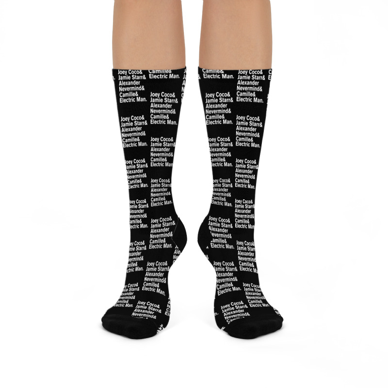 Prince Aliases Joey Coco & Jamie Starr Threads Crew Socks | Artistshot