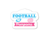 Gender Reveal Football Design For Your Football Fa Sticker | Artistshot