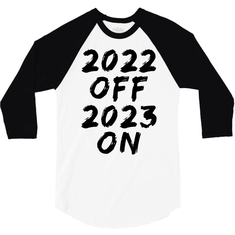 New Year's Eve 2023 3/4 Sleeve Shirt | Artistshot