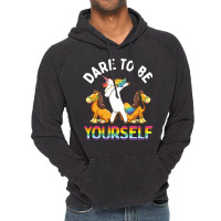 Lgbt Gay Pride Month Dare To Be Yourself Travel Vintage Hoodie | Artistshot