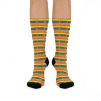 Pennsylvania Rainbow Flag Crew Socks | Artistshot