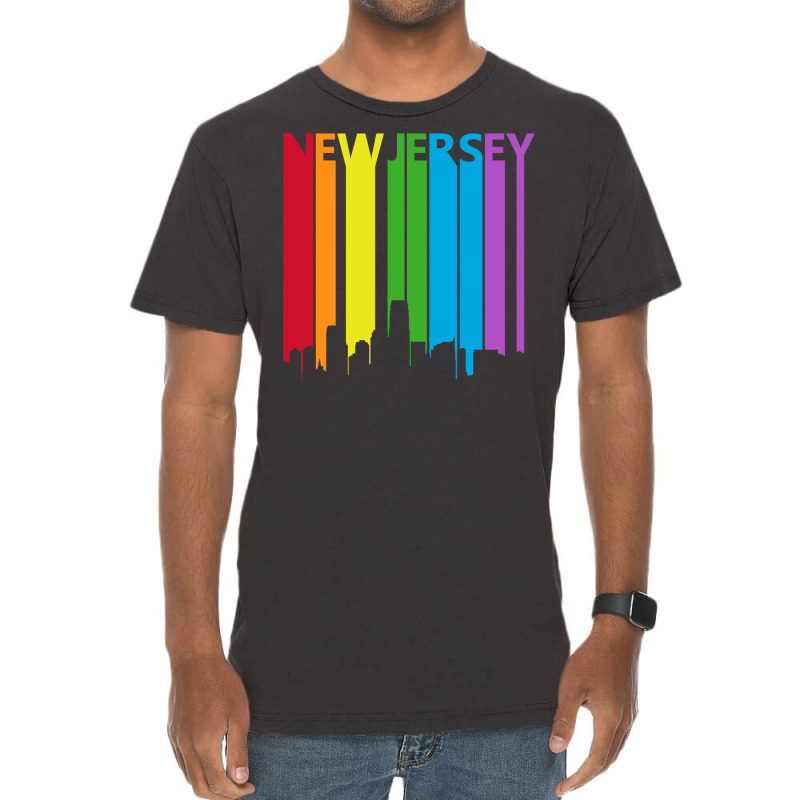 New Jersey Lgbt Pride Vintage T-shirt | Artistshot