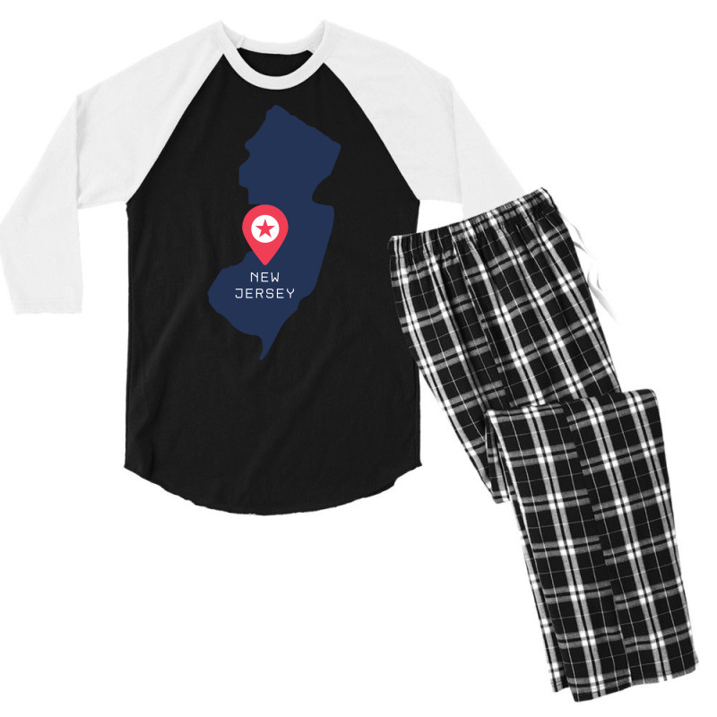 New Jerz Men's 3/4 Sleeve Pajama Set | Artistshot