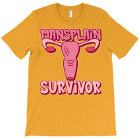 Mansplain Survivor Feminism Feminist Womens Rights T-shirt | Artistshot