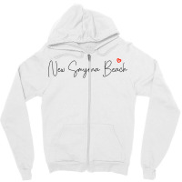 New Smyrna Beach 1 Zipper Hoodie | Artistshot