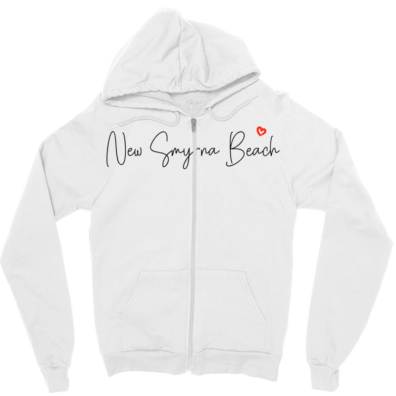 New Smyrna Beach 1 Zipper Hoodie | Artistshot