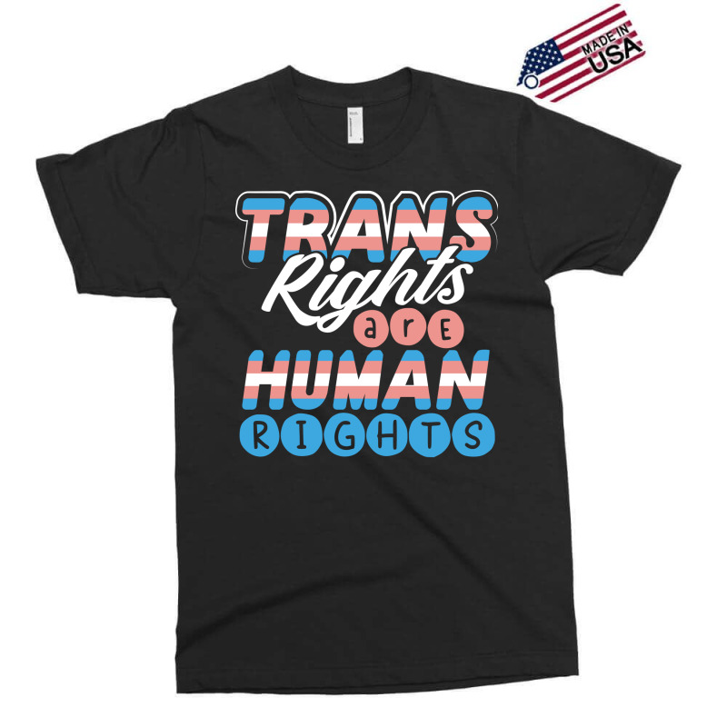 Lgbt Gay Pride Month Trans Rights Are Human Rights Exclusive T-shirt | Artistshot