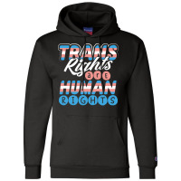 Lgbt Gay Pride Month Trans Rights Are Human Rights Champion Hoodie | Artistshot