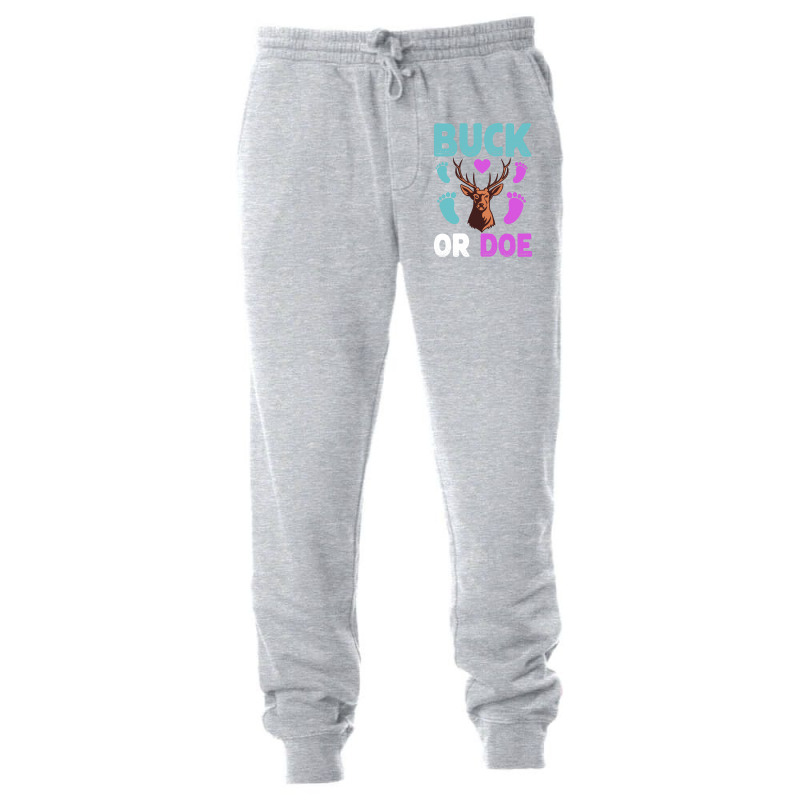 Buck Or Doe Gender Reveal Matching Ba Blue Nature Unisex Jogger | Artistshot