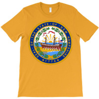 New Hampshire State Seal Of New Hampshire Seal T-shirt | Artistshot