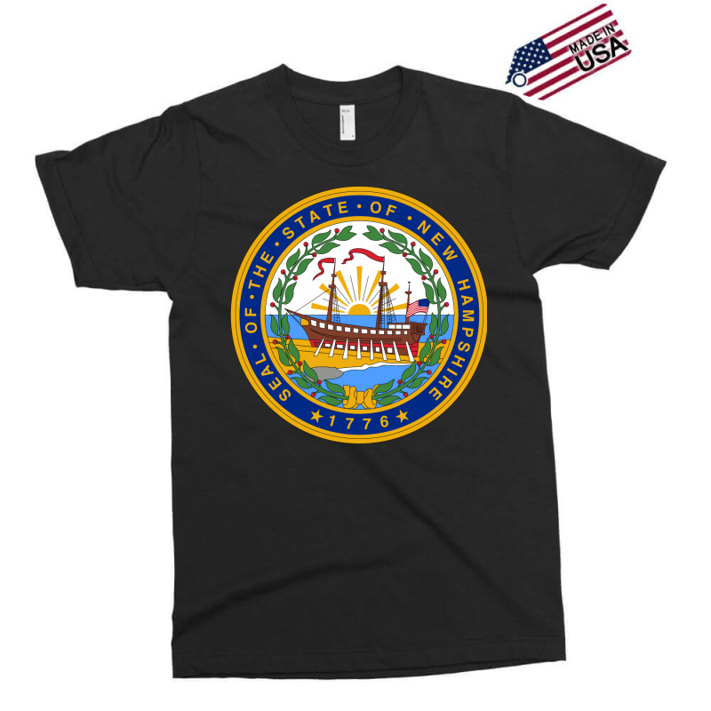 New Hampshire State Seal Of New Hampshire Seal Exclusive T-shirt by gavrikashten0 | Artistshot