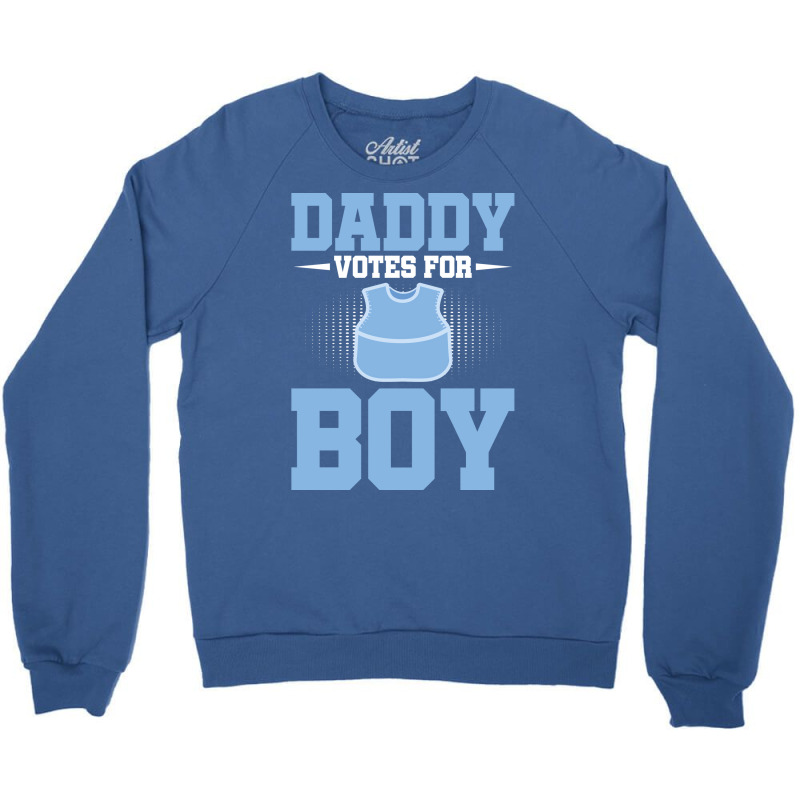 Funny Future Daddy Team Boy Gender Reveal Love Crewneck Sweatshirt | Artistshot