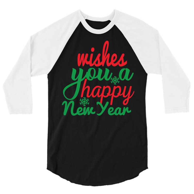 New Year Design 3/4 Sleeve Shirt | Artistshot