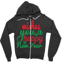 New Year Design Zipper Hoodie | Artistshot