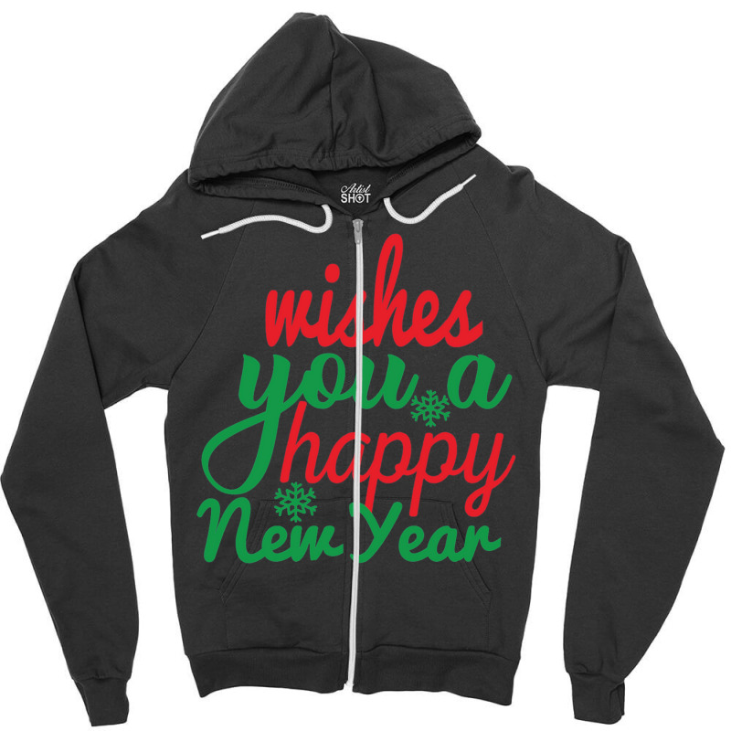 New Year Design Zipper Hoodie | Artistshot