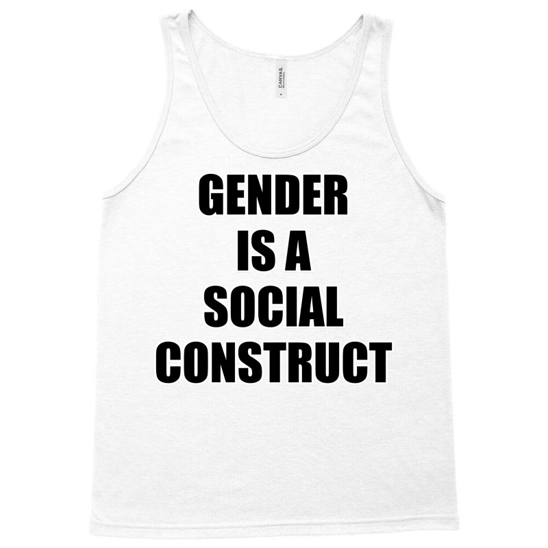 Gender Is A Social Construct Aesthetic Tank Top | Artistshot