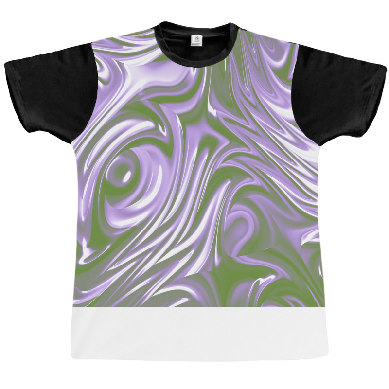 Genderqueer Pride Shining Wet Swirled Paint Travel Graphic T-shirt | Artistshot