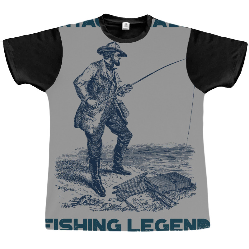 Vintage Classic Fishing Legend Hippie Graphic T-shirt by duszekahumy | Artistshot