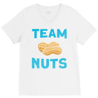 Team Nuts Gender Reveal Ba Hipster V-neck Tee | Artistshot