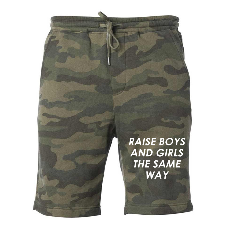 Raise Boys And Girls The Same Girl Fleece Short | Artistshot