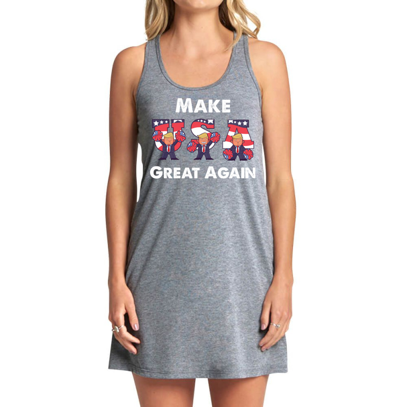 45 Squared Trump 2020 Second Term Usa Tank Dress by arif1 | Artistshot