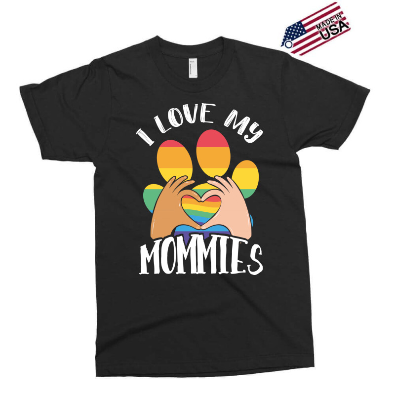 Lgbt Gay Pride Month I Love My Mommies Gift Exclusive T-shirt | Artistshot