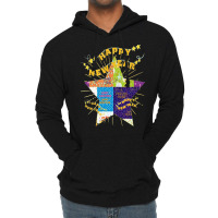 Patchwork New Year Lettering Design Lightweight Hoodie | Artistshot