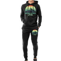 New York City Skyline Product Design Mask Tshirt Hoodie & Jogger Set | Artistshot