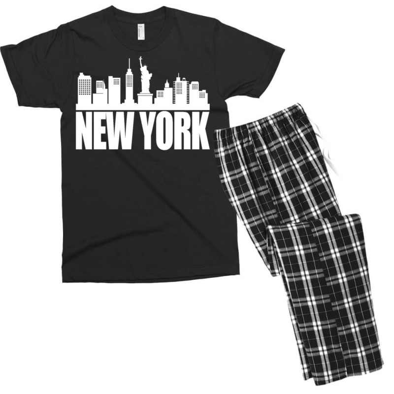 New York Nyc Big City Mask Tshirt Men's T-shirt Pajama Set | Artistshot