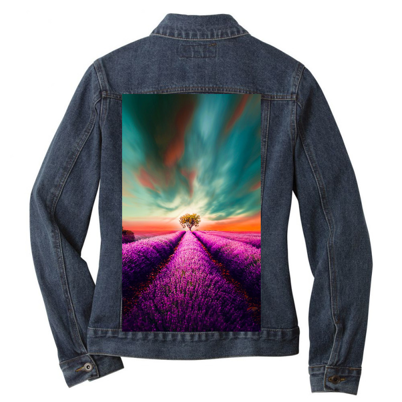 Color World Ladies Denim Jacket | Artistshot