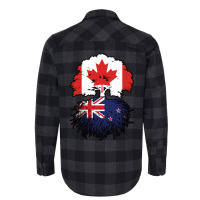 New Zealand New Zealander Canadian Canada Tree Roo Flannel Shirt | Artistshot