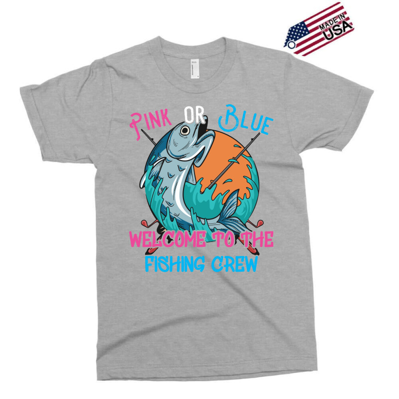 Gender Reveal Fishing Design For A Fishermen Funny Exclusive T-shirt | Artistshot