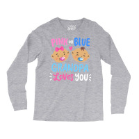 Gender Reveal Grandpa Pink Or Blue Girl Long Sleeve Shirts | Artistshot