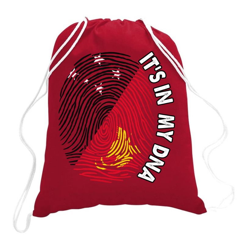 Papua New Guinea Its In My Dna   Papua New Guinea Drawstring Bags | Artistshot