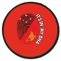 Papua New Guinea Its In My Dna   Papua New Guinea Round Patch | Artistshot