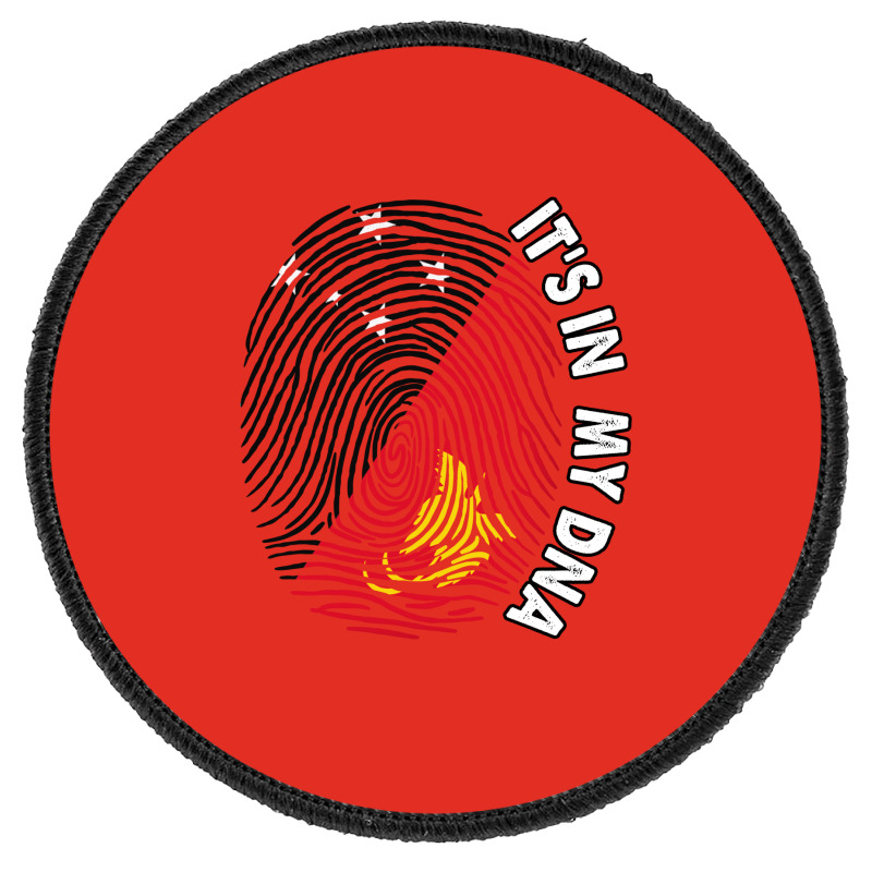 Papua New Guinea Its In My Dna   Papua New Guinea Round Patch | Artistshot