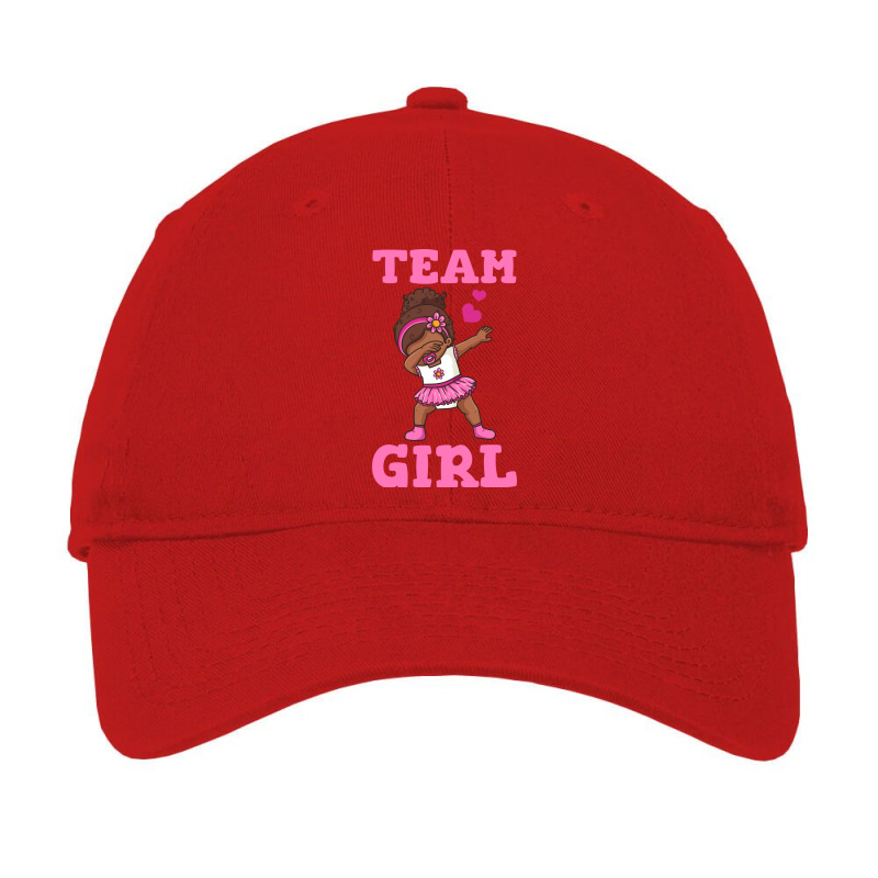 Gender Reveal Team Girl Nostalgia Summer Adjustable Cap | Artistshot